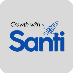 Logotipo de Growth with Santi | Consultoría SEO y SEM | Agencia de Marketing Digital
