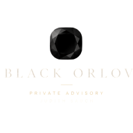 Logotipo de Marketing Médico | Black Orlov Advisory